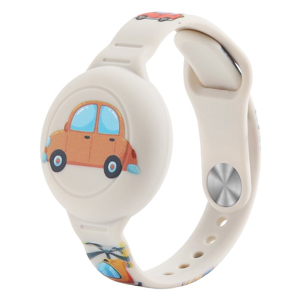 Pulsera Dibujos Animados Silicona Impermeable para AirTag (coche)
