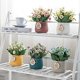 thumbnail image 1 of Flores artificiales falsas, plantas artificiales para interiores pequeñas, plantas artificiales para interiores y exteriores, decoración de plantas falsas para el hogar, sala de estar, cocina, dormito Afortunado Sencillez, 1 of 4