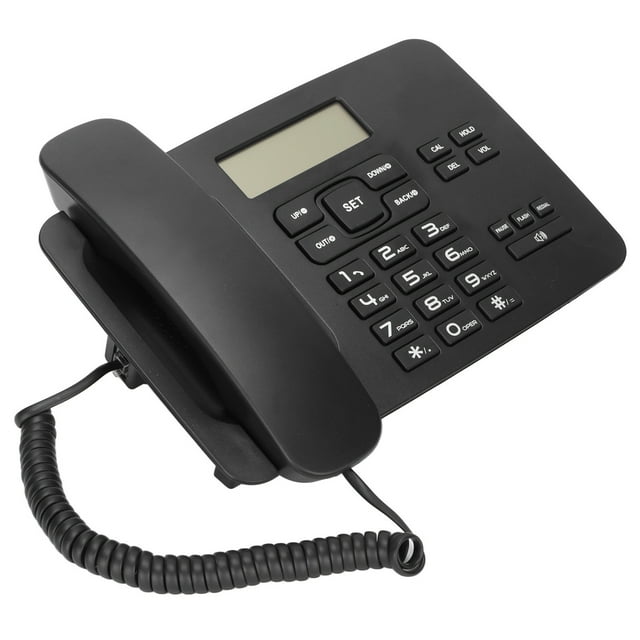 Teléfono de oficina, KXT7001CID Teléfono de escritorio con cable Teléfono de escritorio con cable Teléfono con cable para el hogar Elegante y moderno