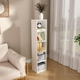 thumbnail image 5 of 5 Cube Open Shelf Bookcase, Storage Organizer Shelves for Bedroom Closet, Space Saving 6 Layer Bookshelf, Compact Bookcase Unit Ideal for Small Spaces, 11.81*9.25*52.05 in, 5 of 9
