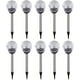 thumbnail image 1 of Juego de 10 bolas de luz de jardín solar LED de acero inoxidable con lámpara solar de luz crepitante decoración de luz solar lámpara de cambio de color de luz de jardín Adepaton LN-0232, 1 of 4