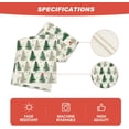 thumbnail image 6 of mubwai Xmas Trees Snowflake Christmas Table Runner, Seasonal Winter Green Kitchen Dining Table Decoration for Home Party Decor 13x72 Inch, 6 of 7