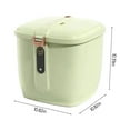 thumbnail image 2 of Dvkptbk Airtight Rice Dispenser-Cover Rice Bucket for Cereal Grain Flour Rice Pet Foods CountertopLarge Rice Storage Container with Lid-Proof Household Cereal Dispense, 2 of 7