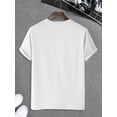 thumbnail image 3 of BLACK Print, Men's Graphic Design Crew Neck Novel T-shirt, Casual Comfy Tees Tshirts For Summer, Men's Clothing Tops For Daily Vacation Resorts Tee For Adult, Men, Women, Teen, Teenager, Adolescent,, 3 of 6