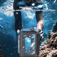 thumbnail image 4 of Waterproof Camera Case, for Action 3, 4, 5 Pro with Quick Release Mount, PC Shell, Optical Tempered Glass Lens, Horizontal and Vertical Photography At 148FT Depth, 4 of 7