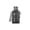 Black, variant on Clear Water Bottles with Strap, Summer Rectangle Portable Travel Water Jug 17oz Aesthetic Bottle for Gym Daily Use