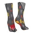 thumbnail image 7 of Goofa Red Pickup Truck With Pumpkins for 16in Socks, Funny Novelty Crazy Design Cotton Socks Sports Socks Knee High Socks For Men, Women,1Pairs - Gift For Working Friends, 7 of 7