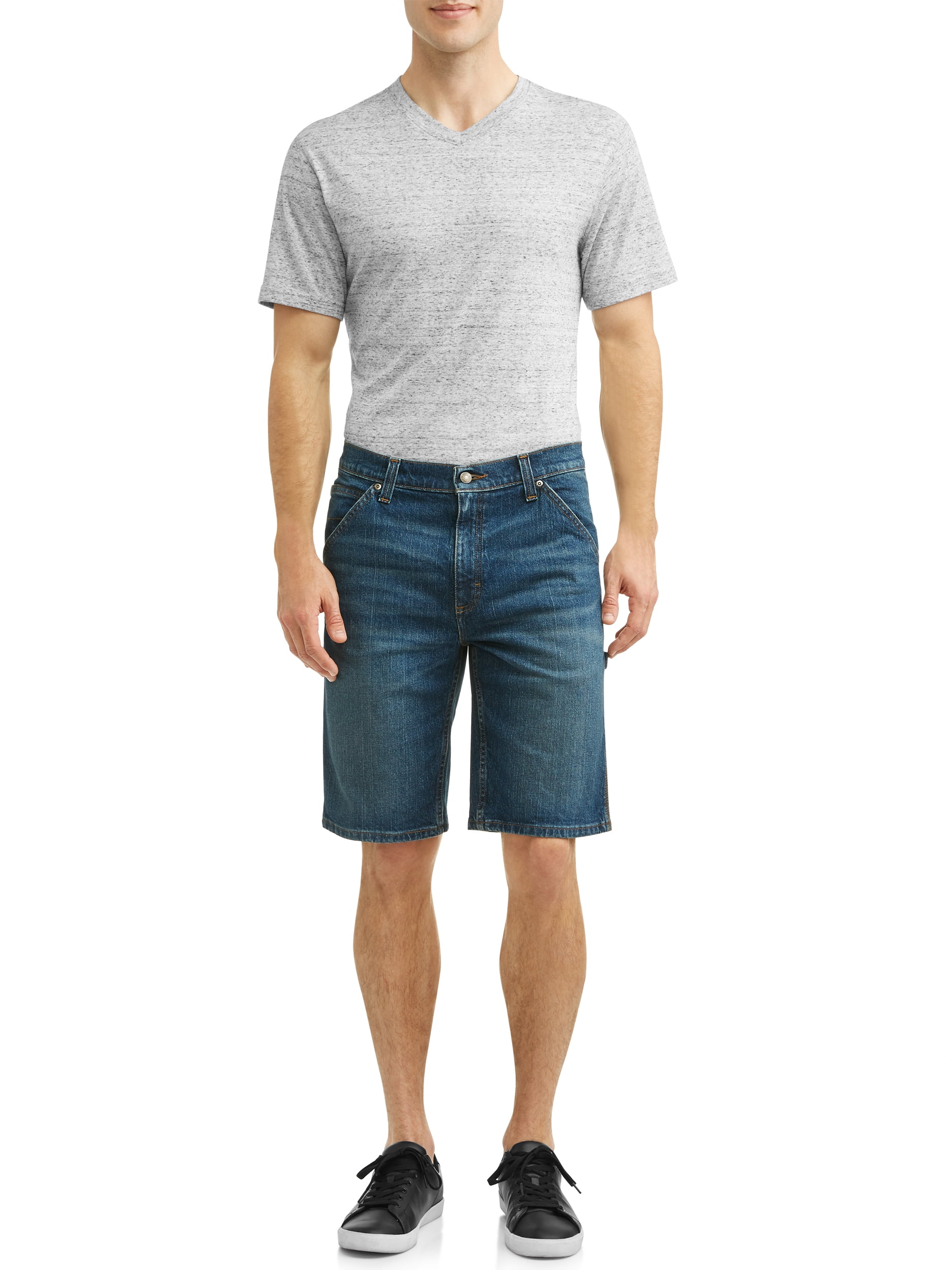 George Men's & Big Men's Relaxed Fit 100% Cotton 10.5" Carpenter Shorts, Size 30-46