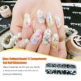 thumbnail image 4 of Seitruly Micro cuentas para uñas Diamantes de imitación de cristal redondos Suministros de bricolaje confiables Usos versátiles Accesorio de pedicura Type3 NO3 Seitruly CE011770-15B, 4 of 6