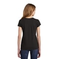 thumbnail image 2 of District Teen Female Regular Plain Short Sleeves T-Shirt Black X-Small, 2 of 4