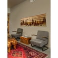 thumbnail image 4 of Parvez Taj Pine Tree Sunset Pinewood Wall Art, 10" x 30", 4 of 7