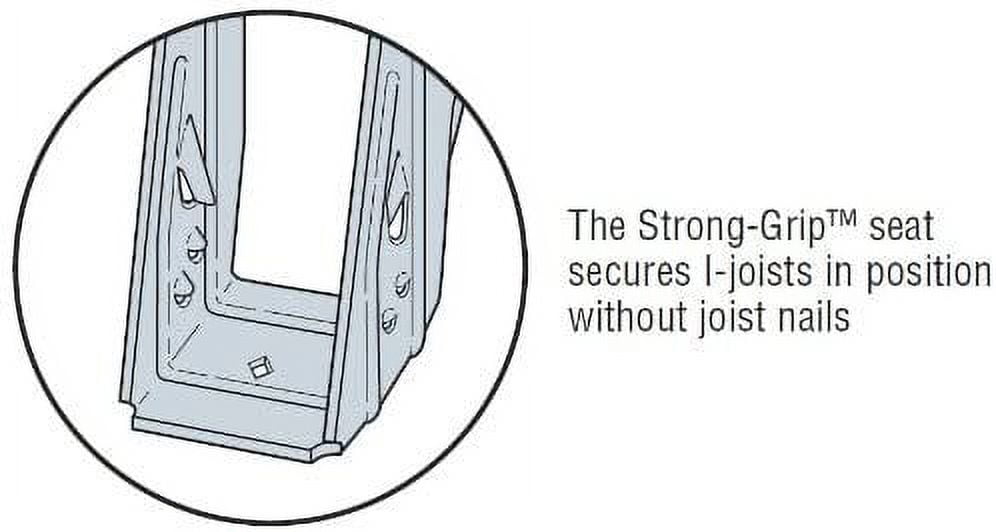 25 Pack Simpson Strong Tie ITS2.56/11.88 2-1/2" x 11-7/8" I-Joist Top Flange Hanger w/Strong-Grip Seat