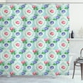 thumbnail image 1 of Ambesonne Victorian Shower Curtain, Baroque Colored Roses, 69"Wx84"L, Multicolor, 1 of 3