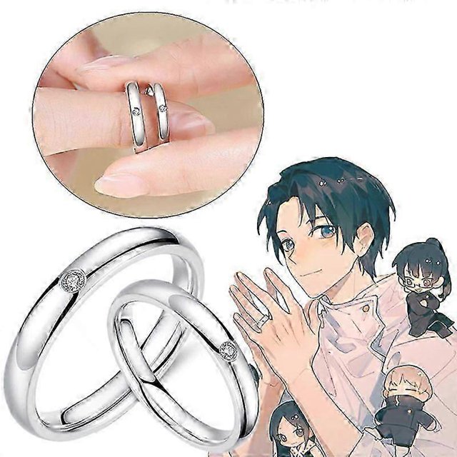 1 Pcs Anime Jujutsu Kaisen Okkotsu Yuta Cosplay Ring Prop Jewelry Adjustable Rings