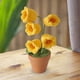 thumbnail image 1 of Accesorios de Adorno de Flores Tejidas a Mano Fernando Centros de mesa Amarillo, 1 of 8