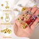 thumbnail image 3 of Uxcell 2 Pcs Cat Bell, Small Pet Collar Bells Keychain Cute Bulk Loud Jingle for Backpack Keychain Pendant Accessories DIY Crafts Christmas Decorations, Gold, 3 of 6