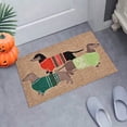 thumbnail image 2 of pdqouc Funny Dogs Theme Doormat For Entrance Way Welcome Mat with Slip Back Kitchen Rugs Polyester Throw Blankets for Sublimation Throw Blankets Baseball Throw Blanket, 2 of 7