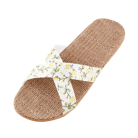 

Slippers for Women Slippers for Fashion Ladies Women Breathable Bohemia Beach Slip On Shoes Flats Casual Sandals Womens Slippers Pu Red 36
