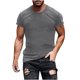 thumbnail image 1 of Camiseta De Manga Corta Y Cuello Redondo Para Hombre, Hombros Rectos, 100 Algodn, Talla Pequea, Transpirable, Ideal Para Uso Casual En Verano O Para Ir Al Gimnasio. Paquete De 1 Unidad., UKHBMC, 1 of 8
