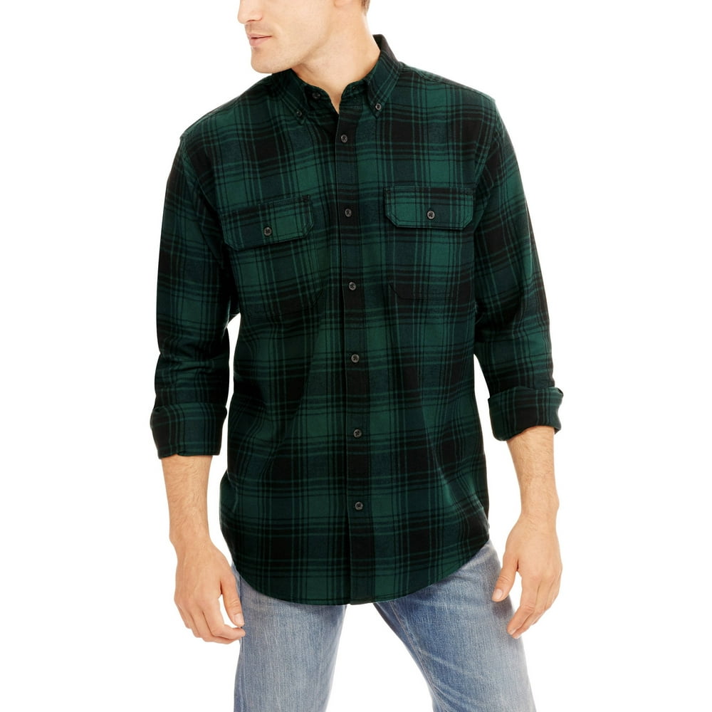 Faded Glory Men's Long Sleeve Flannel Shirt