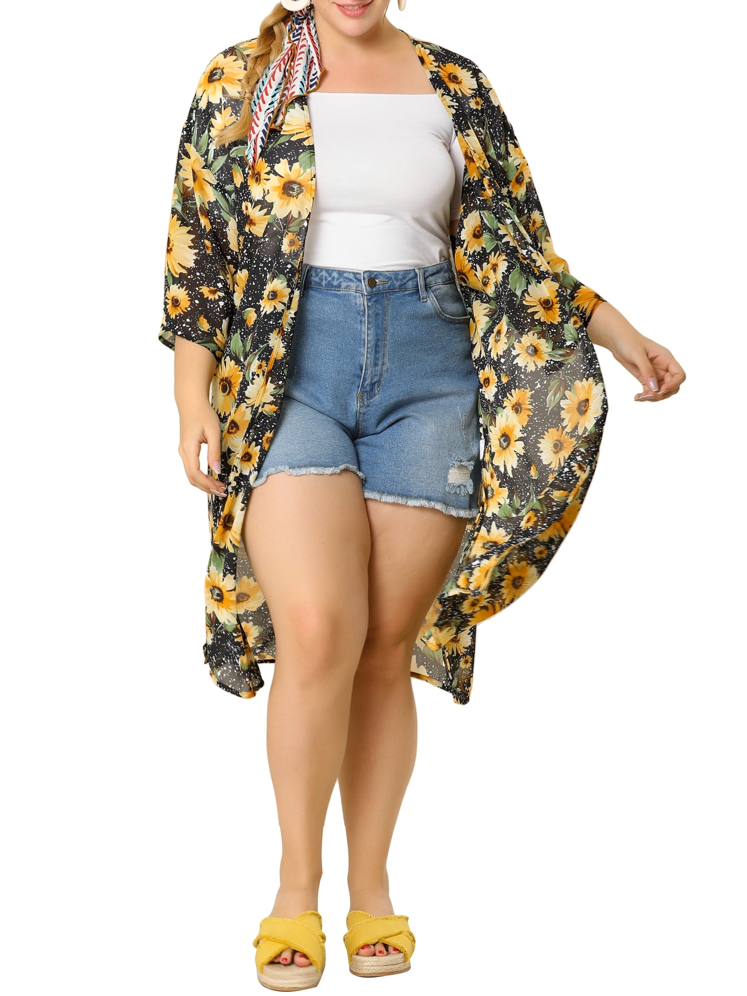 floral print cardigans