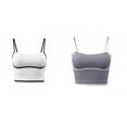 thumbnail image 2 of AEXTO Women's Seamless Stretch Camisole Tops With Padding, Breathable Gym Running Yoga Tops, Sports Bra Basics, Casual Wear, Durable Sports Wear, Smooth Texture, 2 of 6