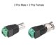 thumbnail image 2 of Conector de terminal de tornillo macho/hembra BNC a Cat5 Uxcell 2 pares, 2 of 5