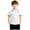 Black, variant on Diufon Toddler Boys Girls School Uniform Short Sleeve Button V Neck T-Shirts Spring Summer Striped Tops 3-18 Years