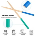 thumbnail image 2 of FRCOLOR Maple Drum Sticks for Music Playing with Antislip Handle Synthetic Material Assorted Color 5A Size, 2 of 8