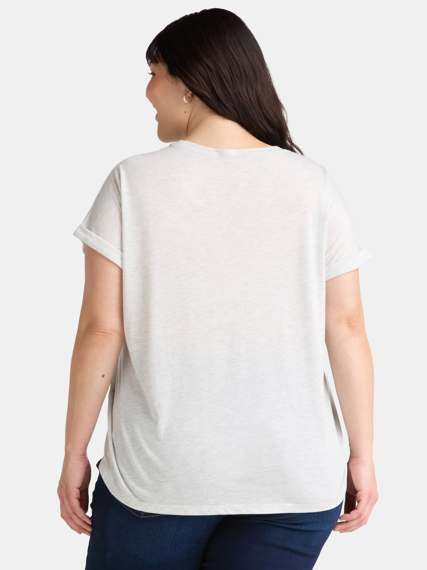 Terra & Sky Women's Plus Size Def Leppard North American Tour Graphic Tee, Sizes 0X-5X