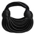 thumbnail image 1 of Bolso bandolera tejido para mujer, bolso de mano pequeño de cuero, bolso de pan anudado, bolso tipo cartera con asa superior para fideos., 1 of 5