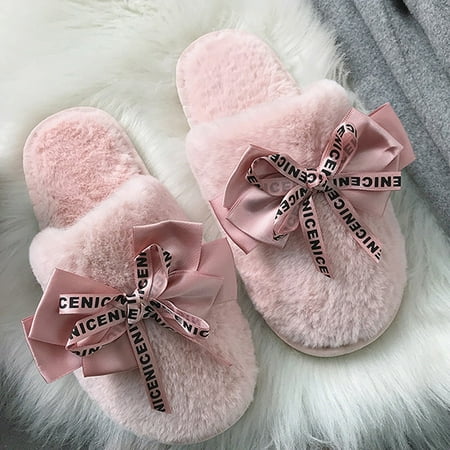 

Ovzne My Pillow Slippers Women S Slippers Women S Home Slipper Winter Non-Slip Flat Closed Toe Shoes Casual House Slippers Sleepers Womens Slippers