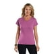 thumbnail image 1 of Camiseta de punto fino con cuello de pico para mujer FRAMBUESA L LAT 3507, 1 of 1