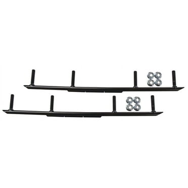 4" Round Bar (1/2") Snowmobile Ski Carbides (Pair)- Slydog [RM8804]