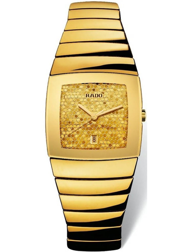 rado gold watch women