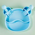 thumbnail image 3 of 1 Set Silicone Baby Tableware Cartoon Fruit Snack Plate Baby Dinnerware, 3 of 9