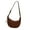 brown, variant on Hobos Bags for Women Crescents Shoulder Purse Soft Crossbody Handbags Faux Suedes Underarm Bags with Adjustable Strap