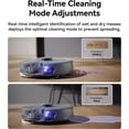 thumbnail image 3 of Restored NARWAL Freo Z10 Ultra Robot Vacuum and Mop Combo, Dual RGB Cameras and Chips, AI Avoidance, 8N Corner to Edge Deep Cleaning, Dry-Wet Separation, 18000Pa, Hot Water Wash & Self-Emptying, Gray (Refurbished), 3 of 7