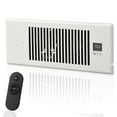 thumbnail image 1 of KFFKFF Ventilation Boost Fan, Silent Operation for 4” x 12” Vent Openings, Includes Remote and Temperature Control, Variable Speed for Efficient Heating and Cooling, Smart Air Flow Design, White, 1 of 9