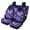 Galaxy Butterfly with Florals, variant on Pzuqiu Lips Heart Car Seat Covers Full Set Easy to Install Seat Covers for Cars Interior 3 Pieces Front and Rear Seat Cover Set Fit for Sedans Trucks