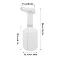 thumbnail image 3 of Electric Spray Bottle 1L/0.26Gallon, Rechargeable Battery Powered Sprayer Spray, Automatic Mister, Pump Sprayer, Indoor Watering Can for, 3 of 6