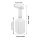 thumbnail image 3 of Botella pulverizadora de 1 l. Pulverizador de jardín recargable con depósito transparente graduado. Botella pulverizadora a pilas para uso manual, para interiores y exteriores, 3 of 6