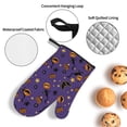 thumbnail image 4 of Oven Mitts and Pot Holders 4 Piece, funny halloween pumpkins High Heat Slip Resistant Oven Mitt and Trivets Set Kitchen Oven Glove Pot Holders for Cooking Baking Grilling, 4 of 7