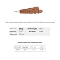thumbnail image 5 of New retro suede belt women's decoration leather fashion versatile clothes jeans belt women ins style, 5 of 6