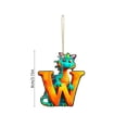 thumbnail image 3 of Cute Christmas Tree Decorations Flat Printed Acrylic Christmas Hanging Ornaments, Lovely Pet Pendant with Hanging Rope for Xmas Party, Scratchproof Colorfast Holiday Decor and Gift for Animal Lovers, 3 of 6