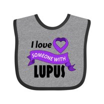 Inktastic I Love Someone with Lupus Boys or Girls Baby Bib