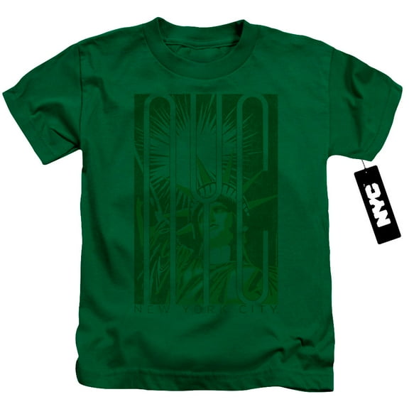 New York City Liberty Youth 18/1 T-Shirt Kelly Green