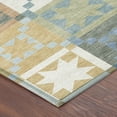 thumbnail image 3 of Addison Rugs Chantille Indoor/Outdoor Transitional Patchwork Blue Machine Washable Rectangle Rug, 3' x 5', 3 of 8