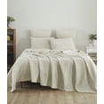 thumbnail image 2 of Waffle Weave Natural King Blanket 90Lx108W, 2 of 4
