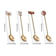 thumbnail image 2 of 4Pcs Stainless Steel Christmas Coffee Spoons for Milk Coffee Dessert Cake Tea Soup, 2 of 7